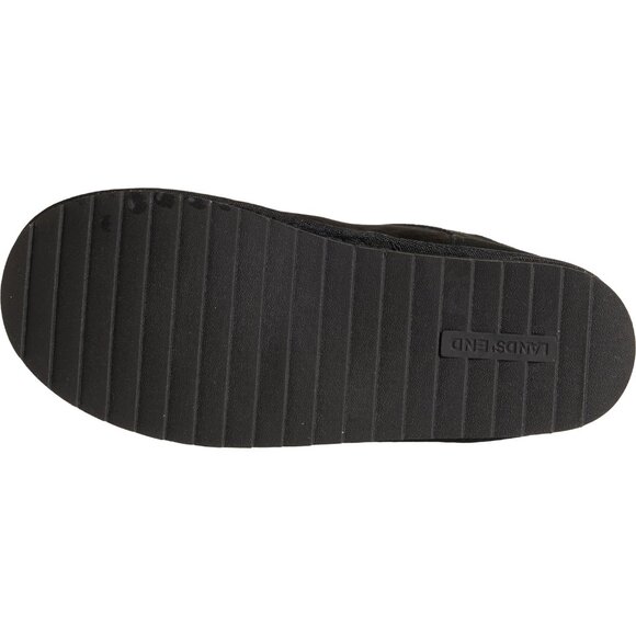 NEW Lands' End Shearling Boots - Suede IN BLACK For Women 1125 4s2 - Picture 6 of 6